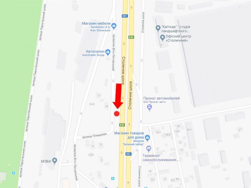 Led екран/Відеоборд, Київ, Столичне шосе - Плещеєва вул., з центру