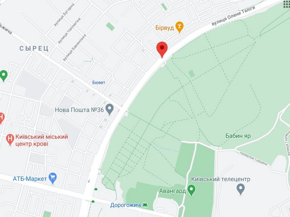 Реклама на мостах, Киев, вул. О.Теліги в напрямку м.Почайна