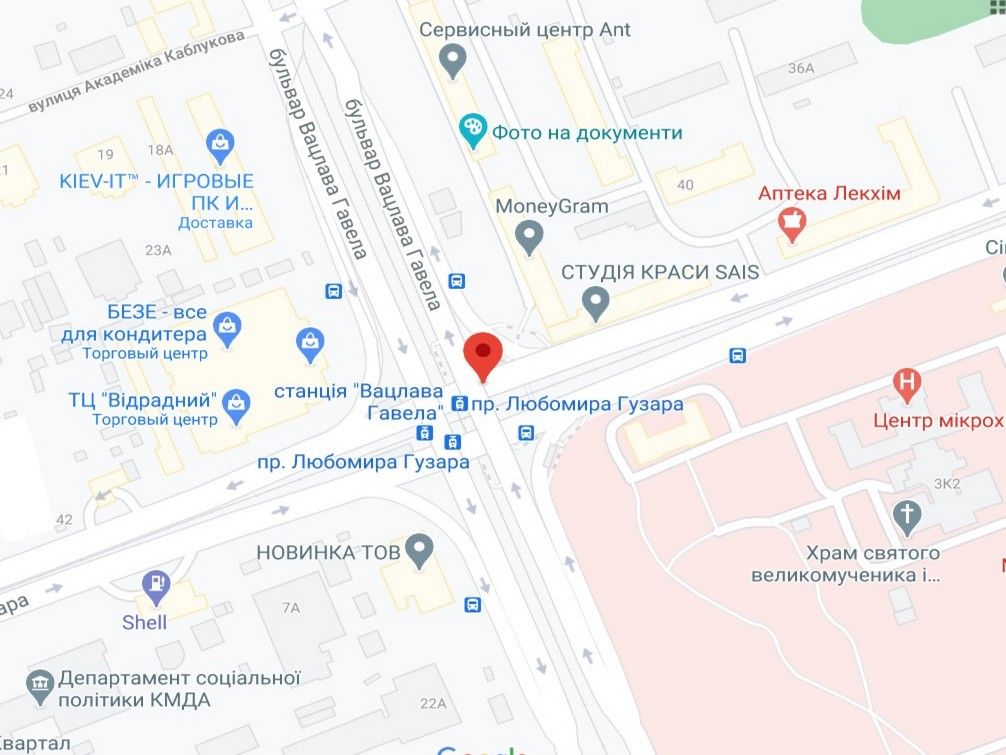 Реклама на мостах, Киев, пр. Любомира Гузара (Леся Курбаса), на перитині з вул. Вацвала Гавела. в сторону Кільцевої дороги