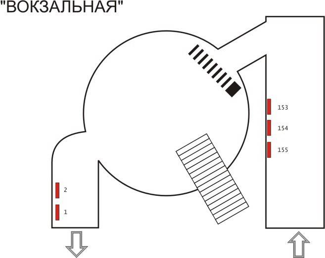 Реклама в метро/Беклайт, Киев, Вокзальна, ЛайтБокс