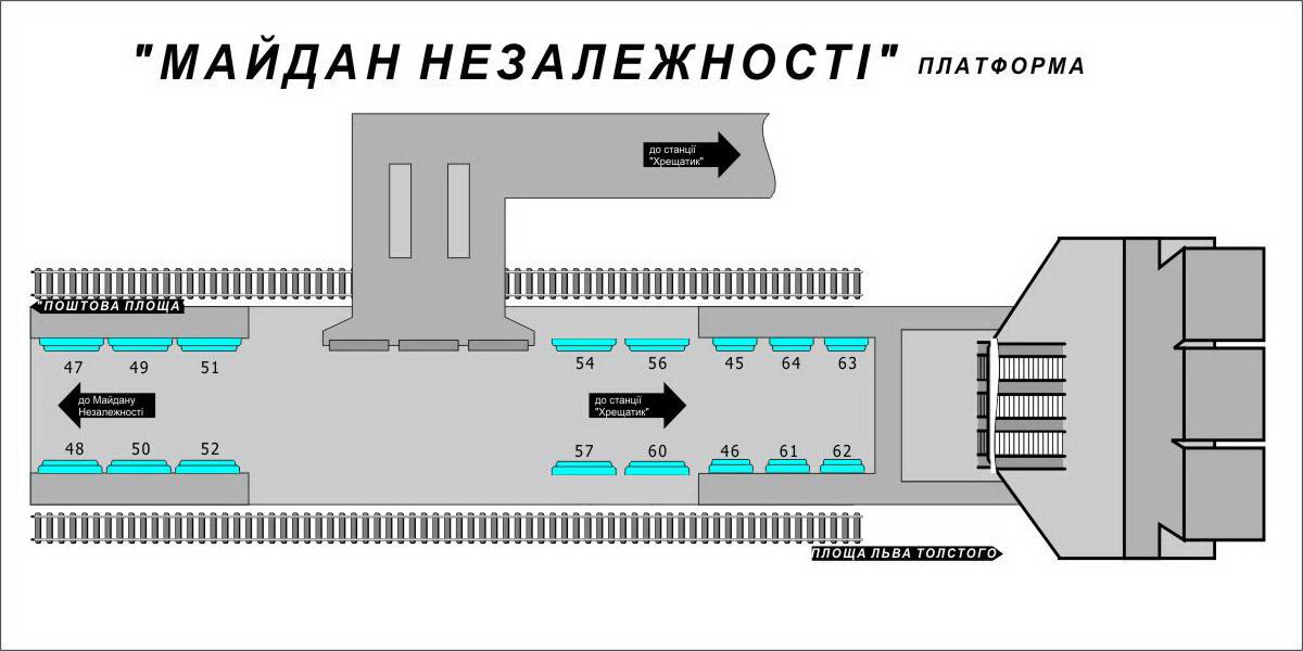 Реклама в метро/Беклайт, Киев, Майдан Незалежності, ЛайтБокс