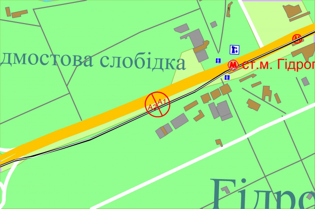 Білборд/Щит, Київ, Броварський проспект, 3 (рух до центру, м.Гідропарк)