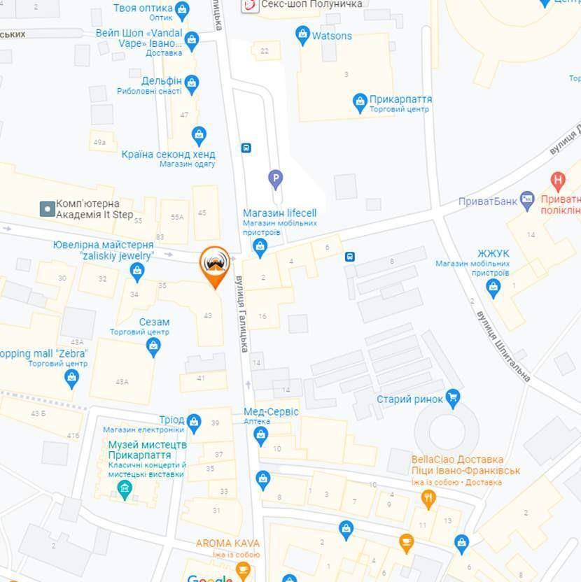 Led екран/Відеоборд, Івано-Франківськ, вулиця Любомира Гузара, 34, Івано-Франківськ, Івано-Франківська область, 76000
