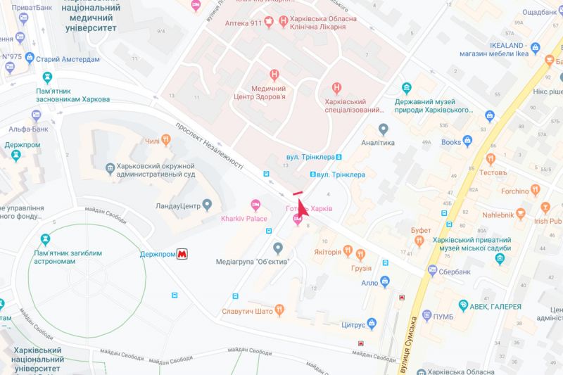 Скролл/Ситиборд, Харьков, Незалежності пр-т, - Трінклева вул., 6, з центру, VIP