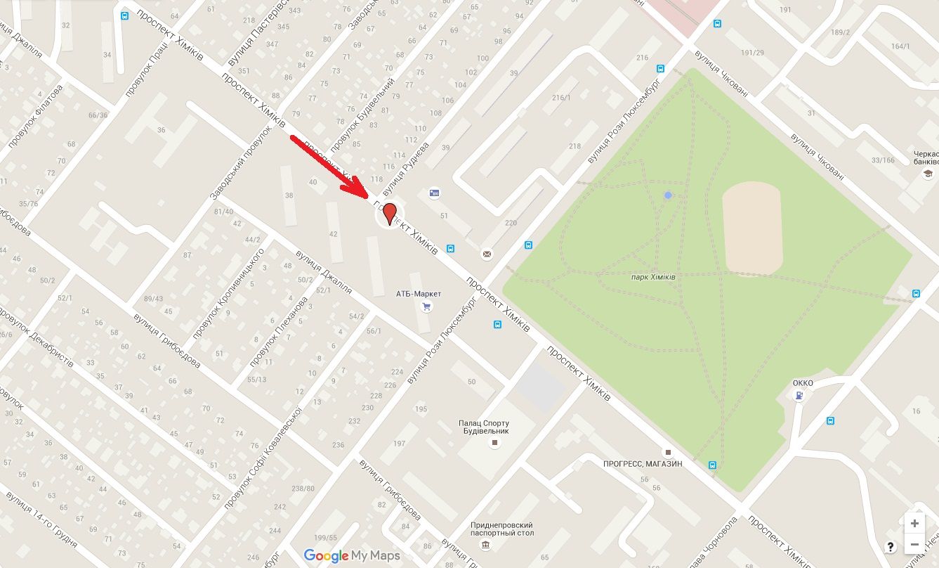 Білборд/Щит, Черкаси, пр-т. Хіміків, 42 (біля АТБ)