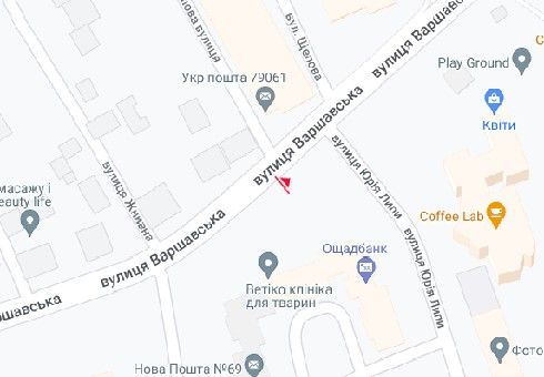 Скрол/Сітіборд, Львів, Варшавська вул. - Юрія Липи вул., 20