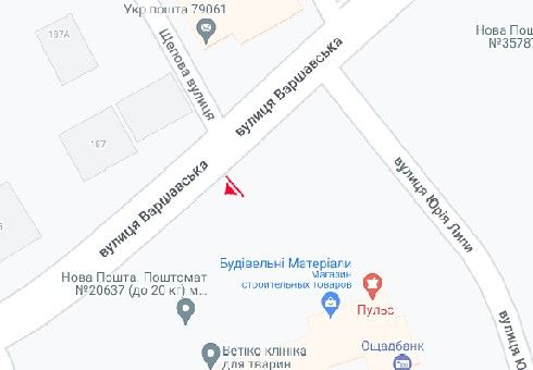 Скрол/Сітіборд, Львів, Варшавська вул. - Юрія Липи вул., 20