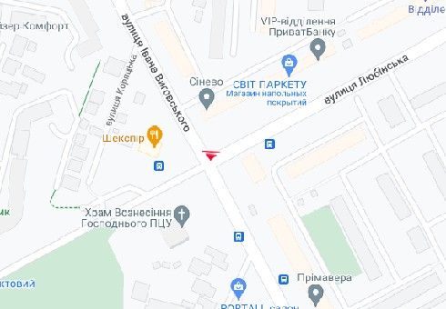 Скрол/Сітіборд, Львів, Виговського вул. (Івана Виговського вул.) - Любінська вул.