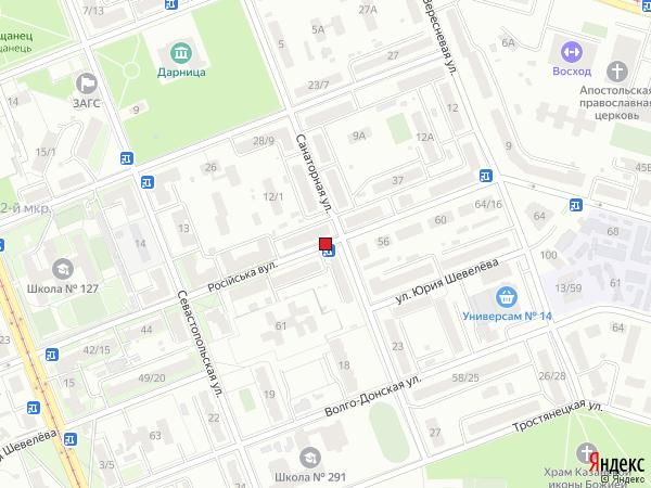 Реклама на остановках, Киев, Вул. Російська, 33, Зуп. "Вул. Санаторна"