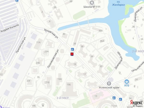 Реклама на остановках, Киев, Вул. Урлівська, п/с , Зуп. "Вул. Урлівська"
