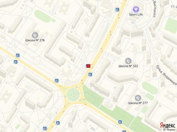 Реклама на остановках, Киев, Проспект Маяковського, 65, Мікрорайон № 9