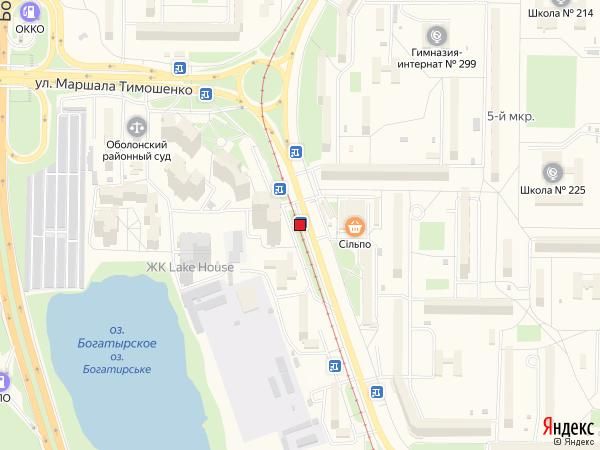 Реклама на остановках, Киев, Вул. Малиновського, 2-Л, Вул. Малиновсього