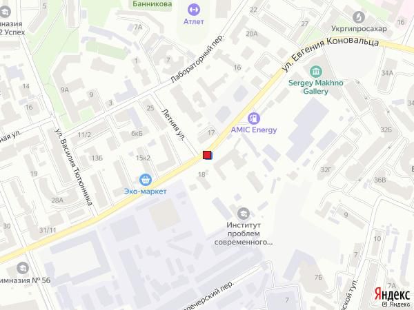 Реклама на остановках, Киев, Вул. Євгена Коновальця, 18 , Зуп. "Вул. Літня"