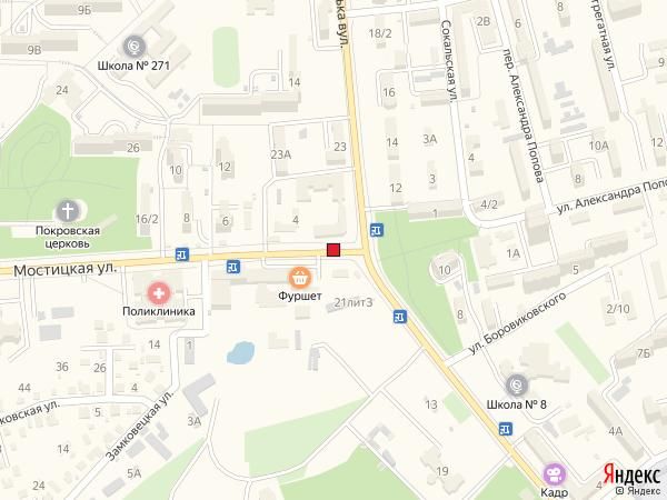 Реклама на остановках, Киев, Вул. Мостицька, п.с./Вул. Вишгородська, 21, Зуп. «Вул. Мостицька»