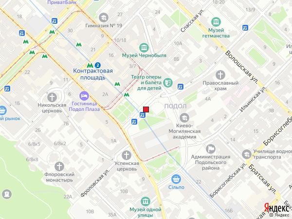 Реклама на зупинках, Київ, Контрактова площа, Зуп. "Контрактова площа"