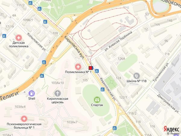 Реклама на зупинках, Київ, Вул. Кирилівська,105, Зуп." Стадіон Спартак"