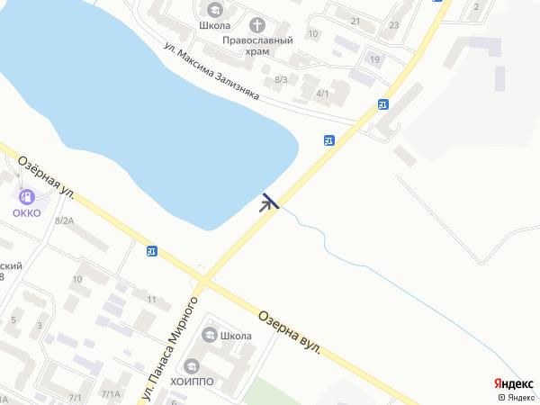 Билборд/Щит, Хмельницкий, вул. Панаса Мирного, озеро