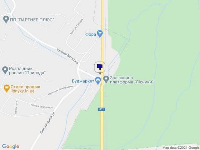 Білборд/Щит, Траси, с. Лісникі, Новообухівське шосе / вул. Ватутіна, 168 на світлофорі (біля АТБ 199) в напрямку Києва