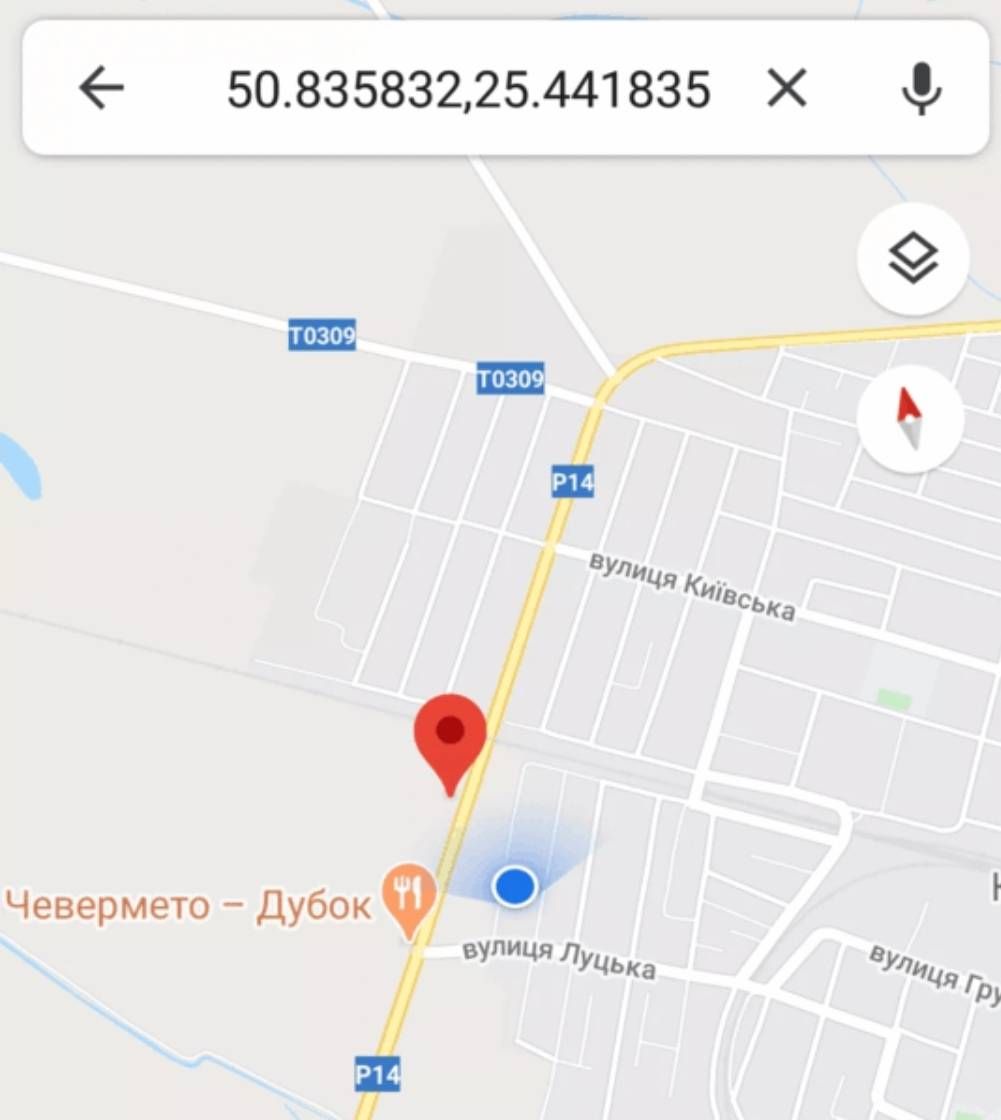 Білборд/Щит, Ківерці, траса Луцьк -Маневичі, біля ресторану Дубок, 15км до Луцька