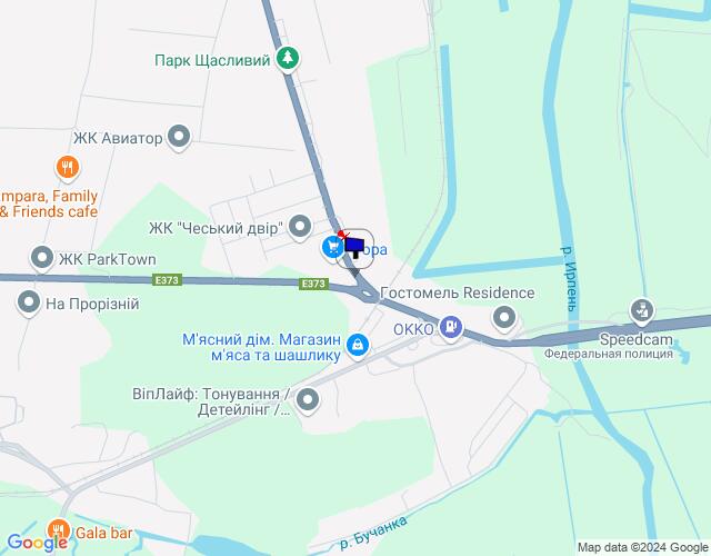 Билборд/Щит, Гостомель, м. Гостомель, вул. Свято-Покровська, навпроти №26, парковка Фора, KFC, перед кругом Гостомель-Ірпінь-Буча