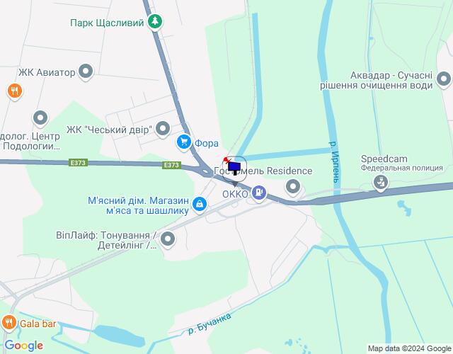 Билборд/Щит, Гостомель, м. Гостомель-м. Ірпінь, вул. Шевченка-вул. Свято- Покровська (навпроти №20-А), траса М-07, км 23+650 ліво, перед Ірпінським кільцем, біля Сіті Маркету, зупинка