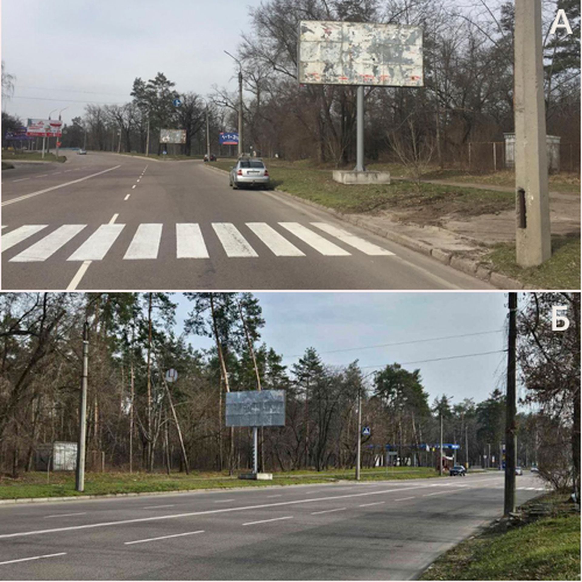 Білборд/Щит, Черкаси, вул. Лісова Просіка (біля АЗС Укрнафта)