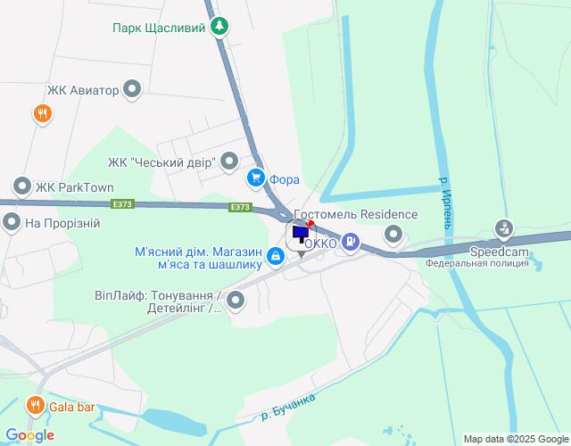 Білборд/Щит, Ірпінь, м. Ірпінь, вул. Чкалова, в'їзд в м. Ірпінь з м. Гостомель, навпроти АЗС Параллель, біля зупинки "Ірпінь", Сіті Маркет