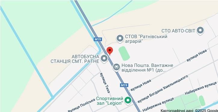 Білборд/Щит, Ратне, вул. Центральна, Автостанція, траса на Брест