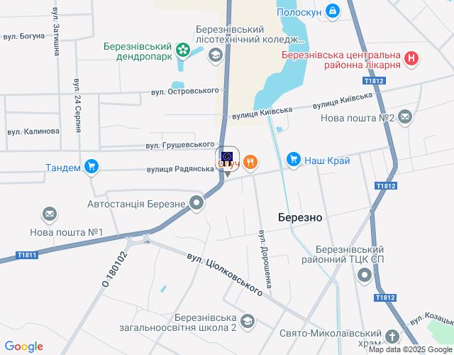 Led екран/Відеоборд, Березне, м.Березне Рівненський район вул. Андріївська 40