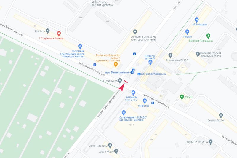 Билборд/Щит, Харьков, Валентинівська вул. - Тракторобудівників просп., 130/1