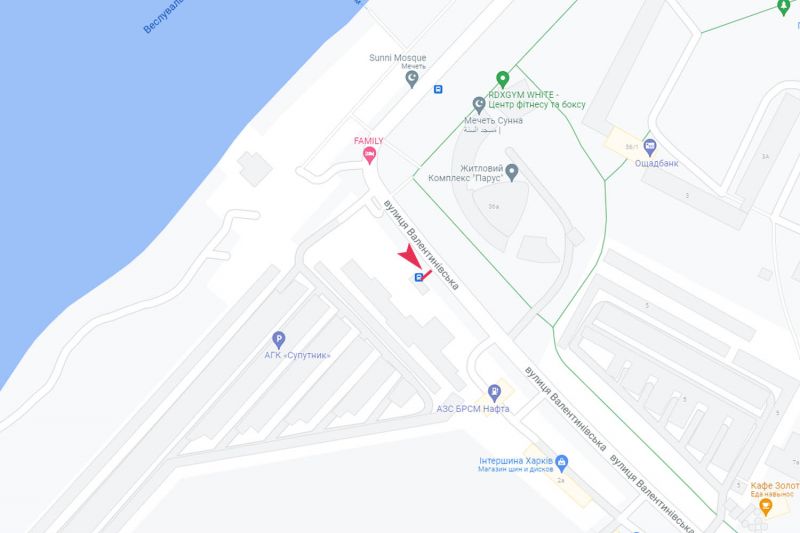 Реклама на остановках, Харьков, Валентинівська вул., 2а