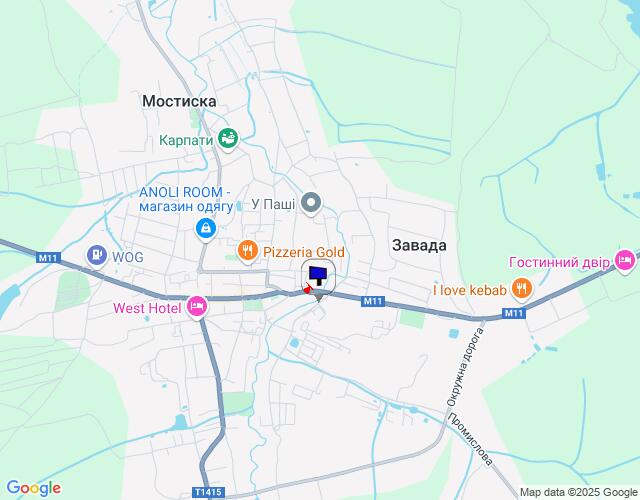 Билборд/Щит, Мостиска, м. Мостиська, вул. Полуботка, виїзд з центральної автостанції на кордон, на м. Львів, торгові центри, продуктовий базар, великий транзит, пішохідний перехід
