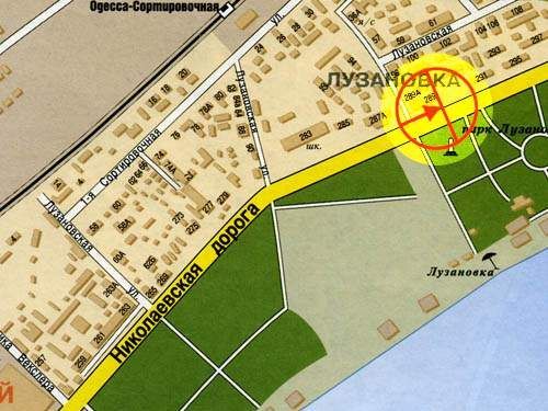 Билборд/Щит, Одесса, Миколаївська дорога, 289, біля парку "Лузанівка", з центру