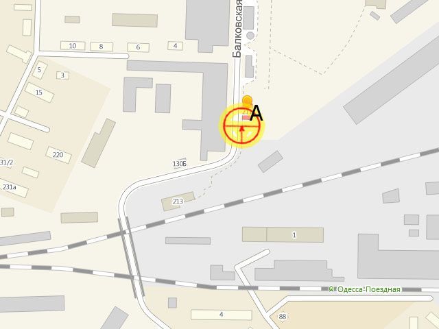 Билборд/Щит, Одесса, Балківська вул., 211Б