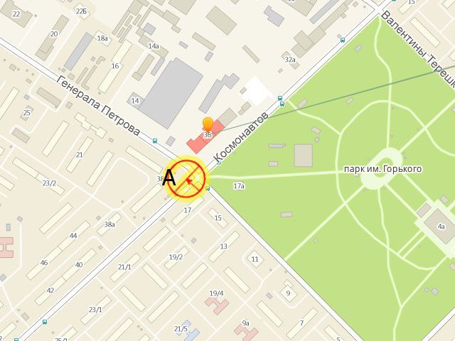 Билборд/Щит, Одесса, Петрова вул. - Космонавтів вул., 36