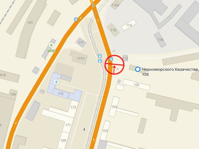 Билборд/Щит, Одесса, Чорноморського Козацтва вул., 108