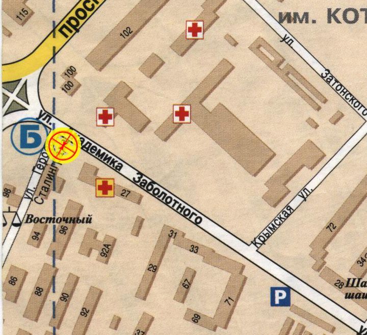 Билборд/Щит, Одесса, Заболотного вул., 32а - Героїв Оборони Одеси вул.