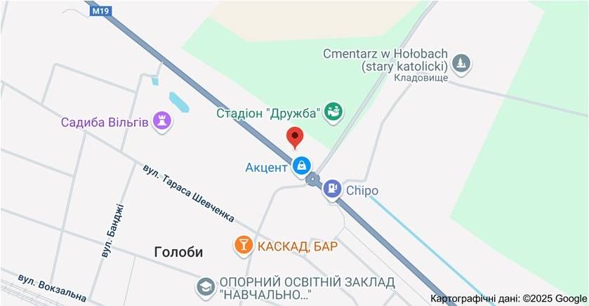 Билборд/Щит, Голобы, траса Луцьк-Ковель напроти супермаркет, АЗС на Ковель