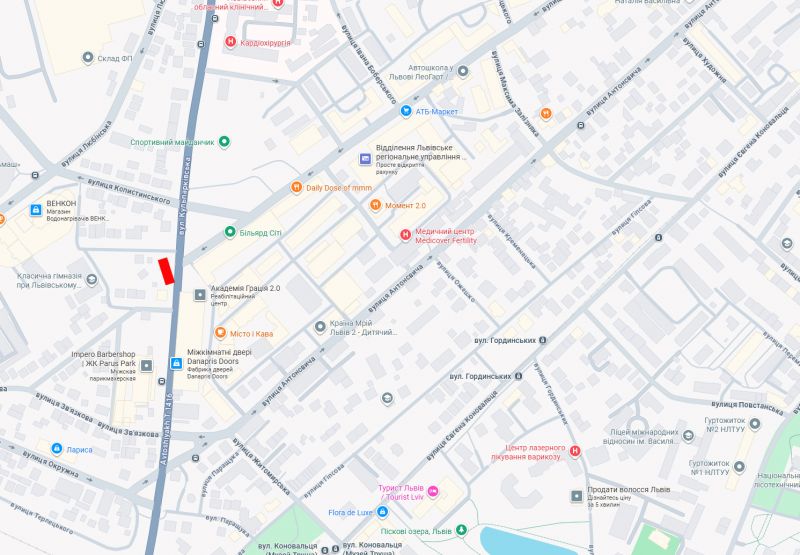 Скрол/Сітіборд, Львів, Кульпарківська, 60 - Героїв УПА