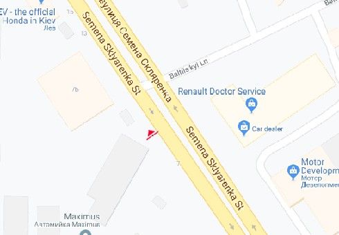 Білборд/Щит, Київ, Семена Скляренка вул., 7