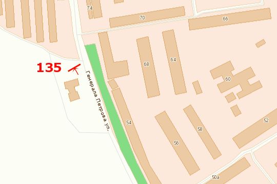 Билборд/Щит, Одесса, вул. Ген.Петрова, 67
