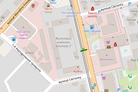 Роллер/Призматрон, Одесса, Люсторфська дорога, 27/55 (3-я станція) (Призма)