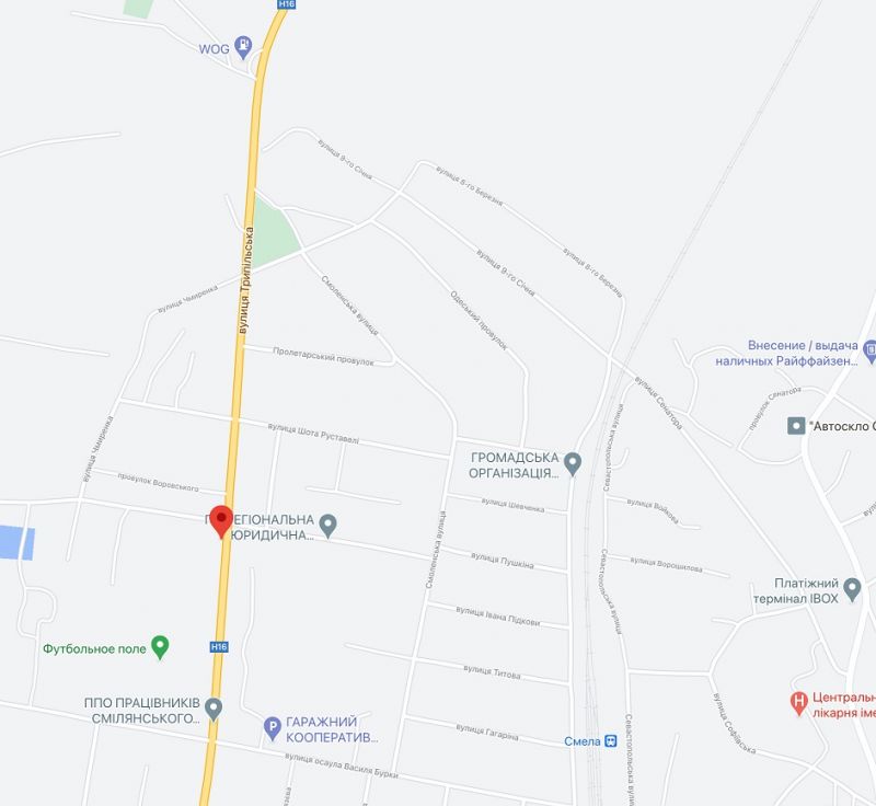 Билборд/Щит, Смела, вул.Трипільська (навпроти будинку №136)