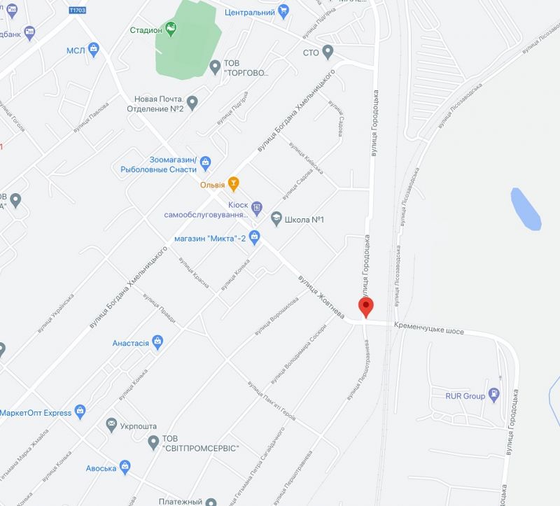 Білборд/Щит, Світловодськ, вул. Городоцька напроти ж/будинку №71, район залізничного переїзду