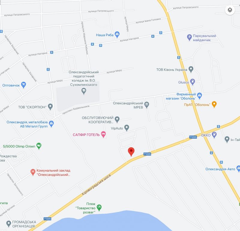Билборд/Щит, Александрия, Новопразьке шосе (біля будівель по Новопразькому шосе, 157)