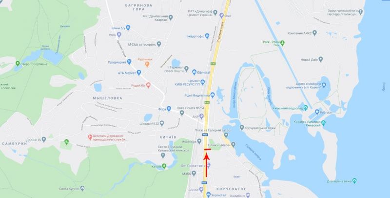Суперсайт/Мегаборд, Киев, Столичне шосе 300 м від Науки пр-т (навпроти), в напрямку Набережного шосе