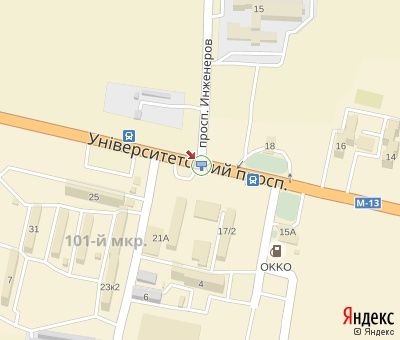 Білборд/Щит, Кропивницький, Університетський пр., - Інженерів пр.