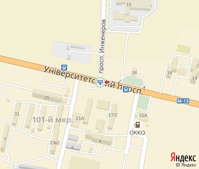 Білборд/Щит, Кропивницький, Університетський пр., - Інженерів пр.