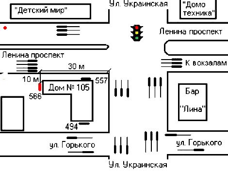 Билборд/Щит, Запорожье, 032_Запоріжжя_пр. Соборний /вул. Українська фасад, середній