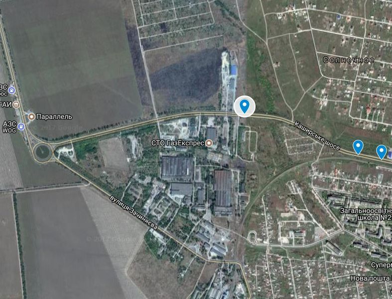 Билборд/Щит, Запорожье, 125_Запоріжжя_ул.Тиражная 80м от торгбазы-въезд в город
